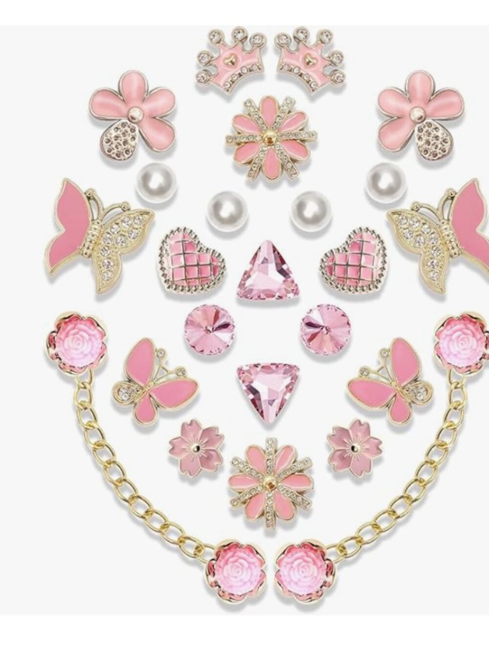 Bling Decoration Charms 24pcs